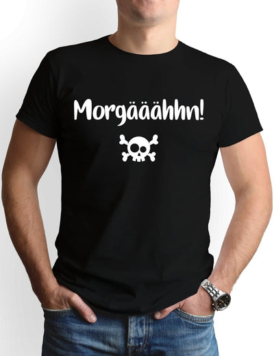 Bild: T-Shirt Herren - Morgääähhn! Totenkopf Geschenkidee