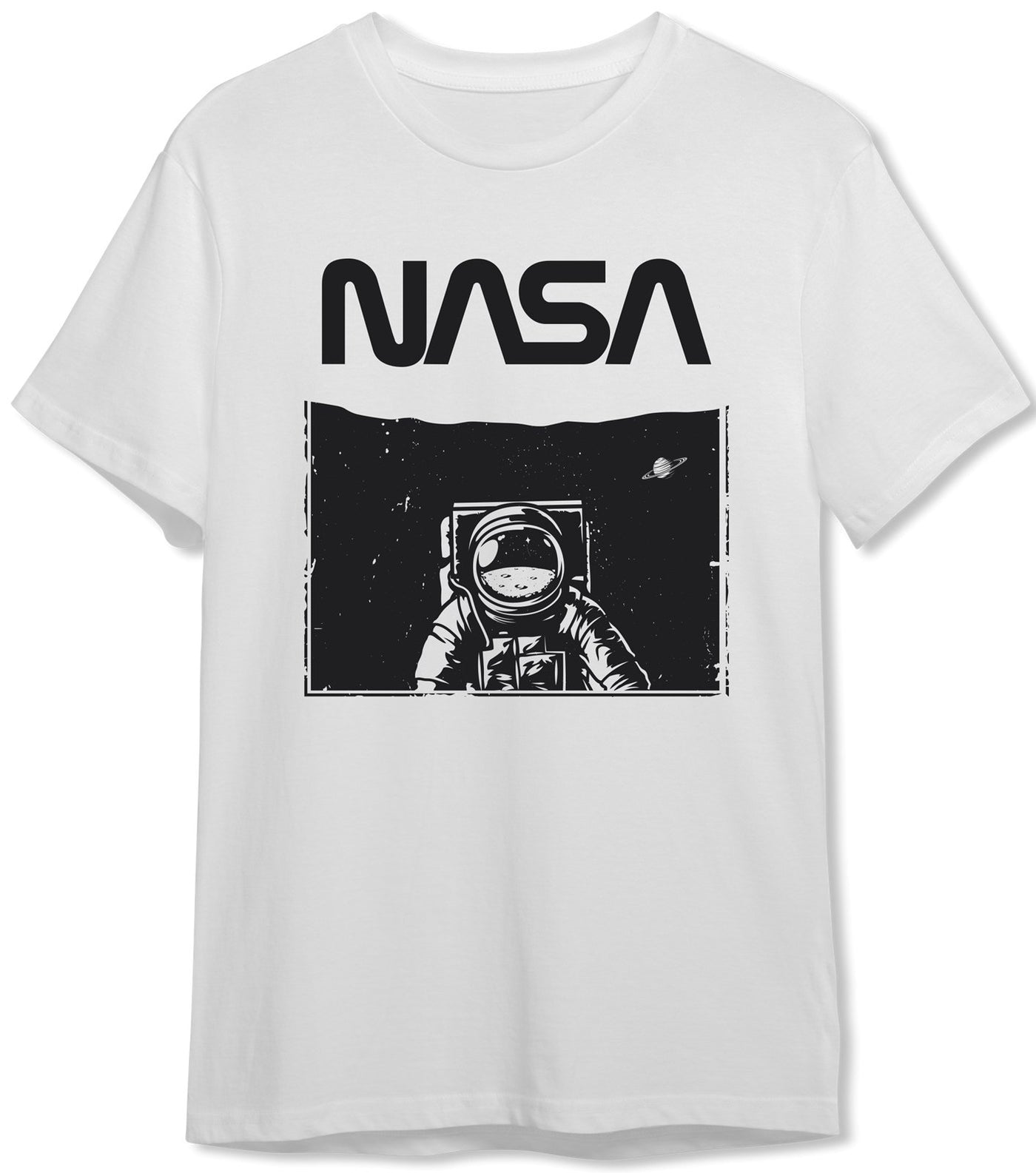 Bild: T-Shirt Herren - NASA Astronaut (Black&White) Geschenkidee