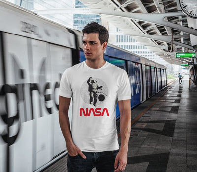 Bild: T-Shirt Herren - NASA Astronaut (Retro) Geschenkidee