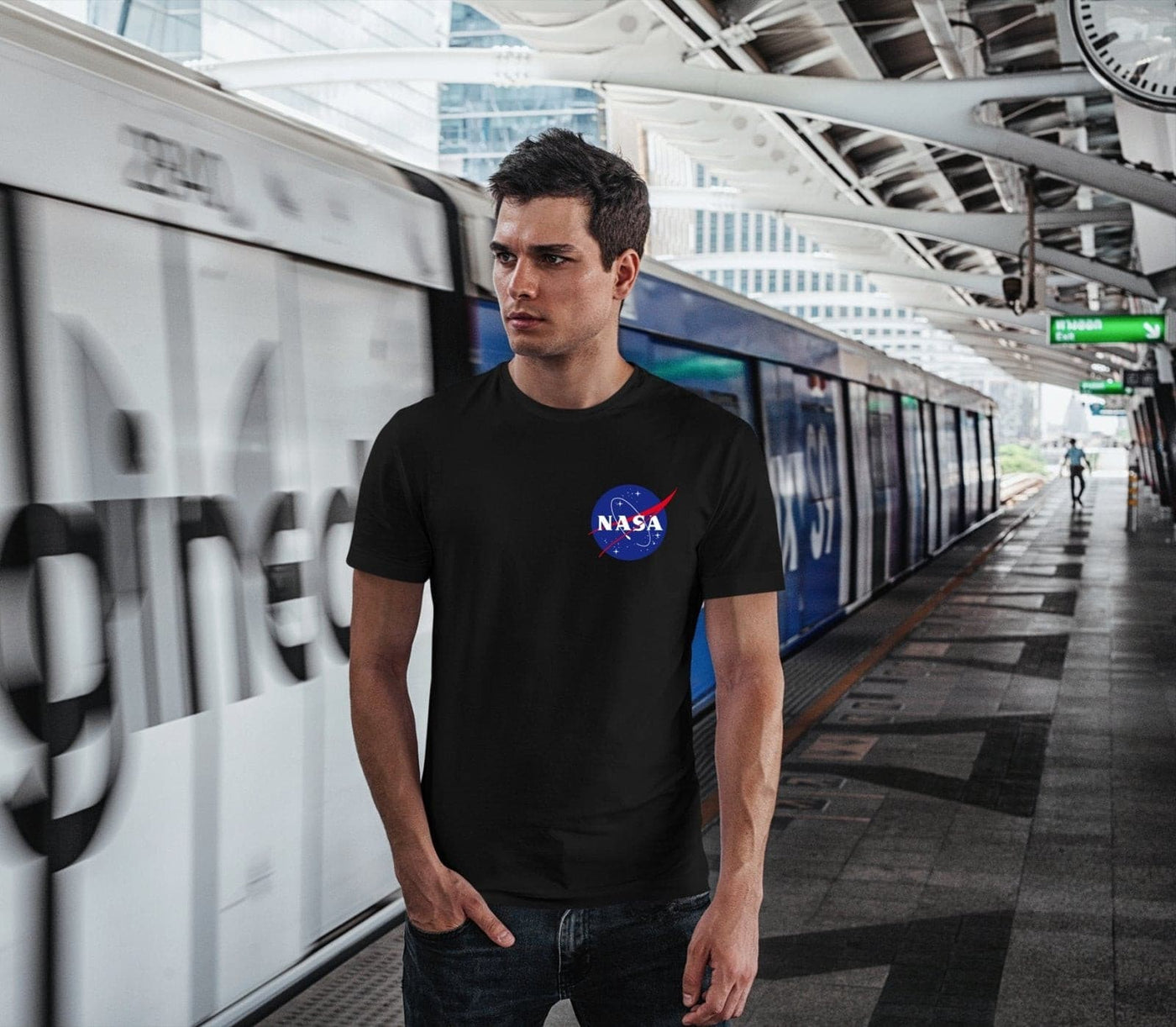 Bild: T-Shirt Herren - NASA Meatball Logo (Klein) Geschenkidee