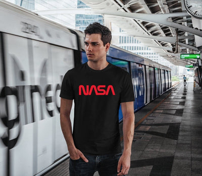 Bild: T-Shirt Herren - NASA Worm Logo Geschenkidee