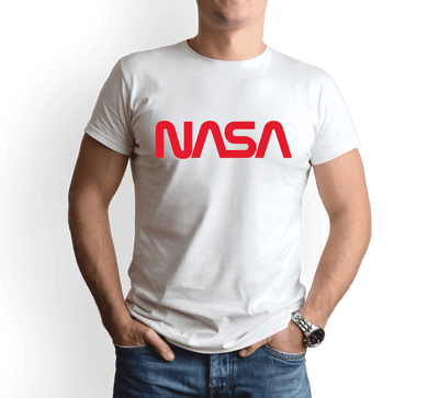 T-Shirt Herren - NASA Worm Logo