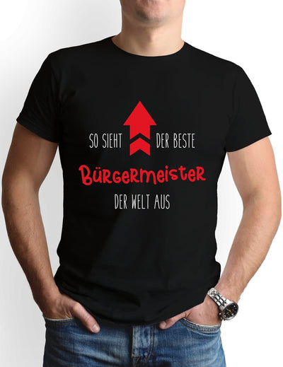 Bild: T-Shirt Herren - So sieht der beste Bürgermeister der Welt aus Geschenkidee