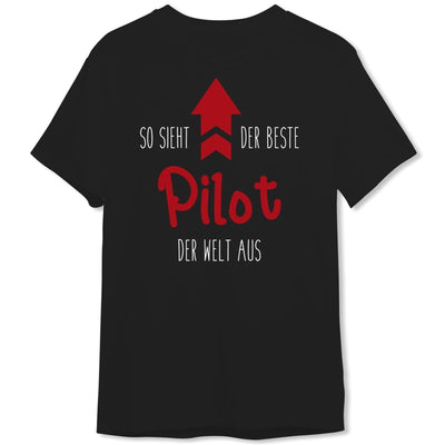 Bild: T-Shirt Herren - So sieht der beste Pilot der Welt aus Geschenkidee