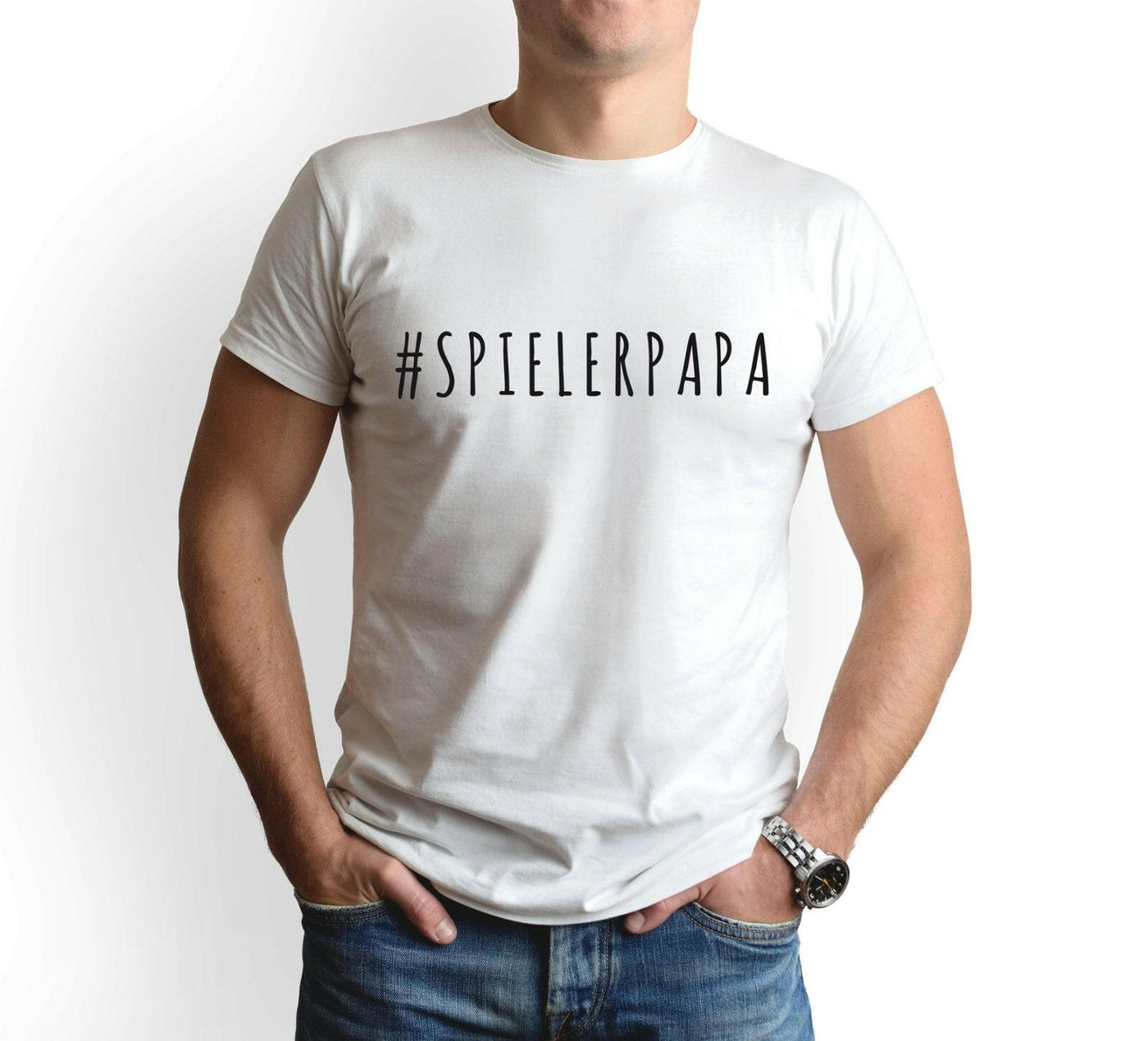 Bild: T-Shirt Herren - #Spielerpapa Geschenkidee