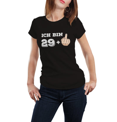 Bild: T-Shirt - Ich bin 29 + Mittelfinger Geschenkidee