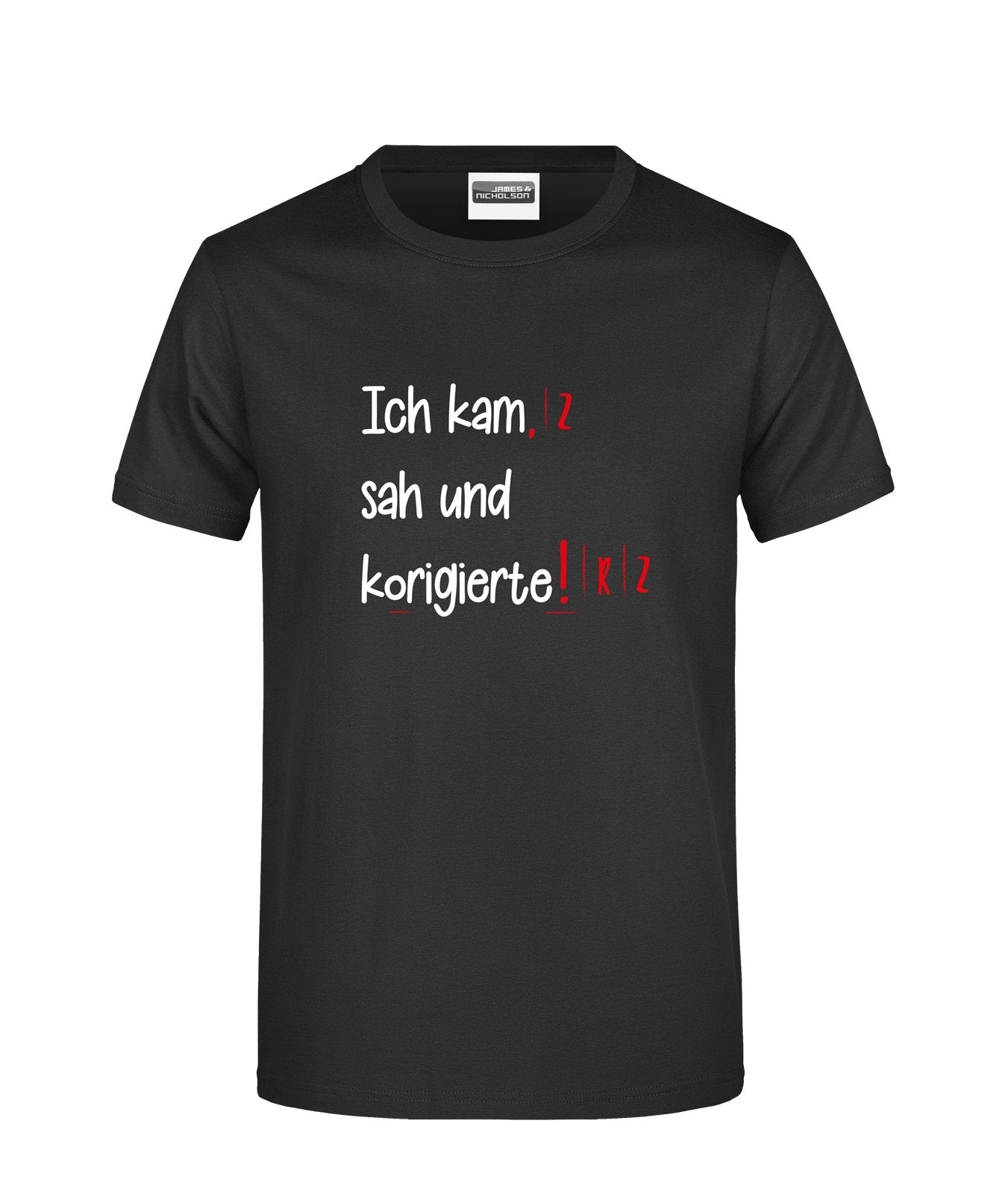 Bild: T-Shirt - Ich kam sah und korigierte! Geschenkidee