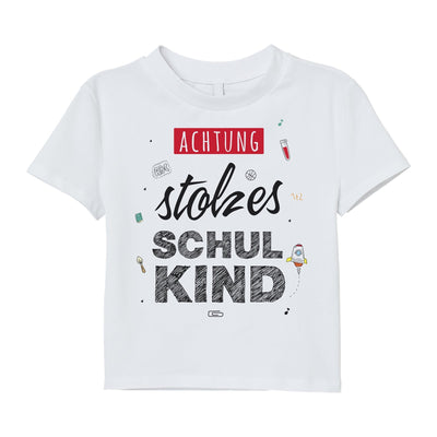 Bild: T-Shirt Kinder - Achtung Stolzes Schulkind Geschenkidee