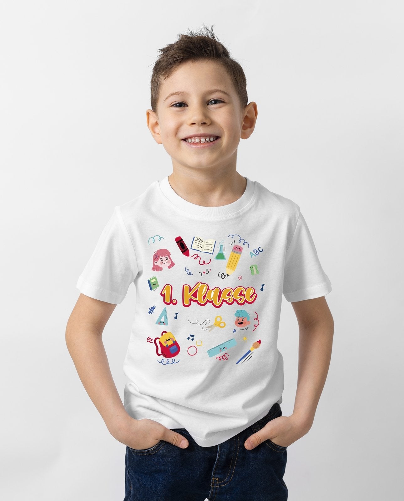 Bild: T-Shirt Kinder - Einschulung - 1. Klasse Geschenkidee