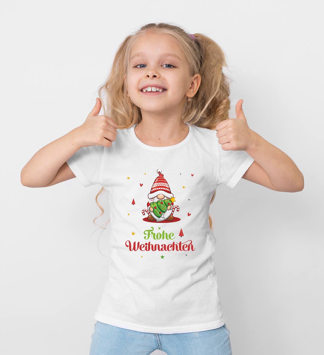 Bild: T-Shirt Kinder - Frohe Weihnachten Geschenkidee