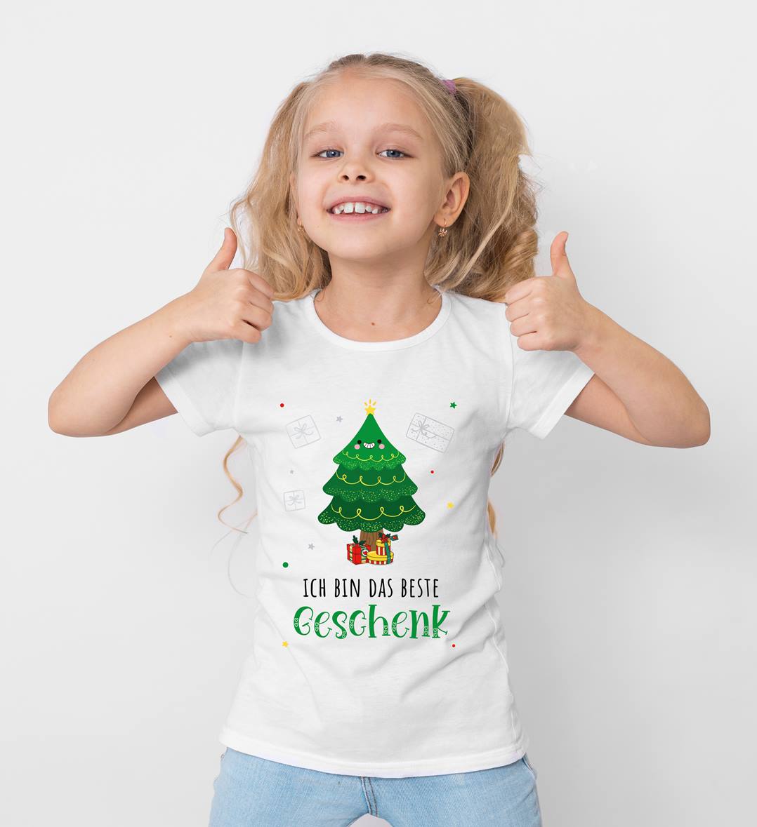 Bild: T-Shirt Kinder - Ich bin das beste Geschenk (Weihnachtsedition) Geschenkidee
