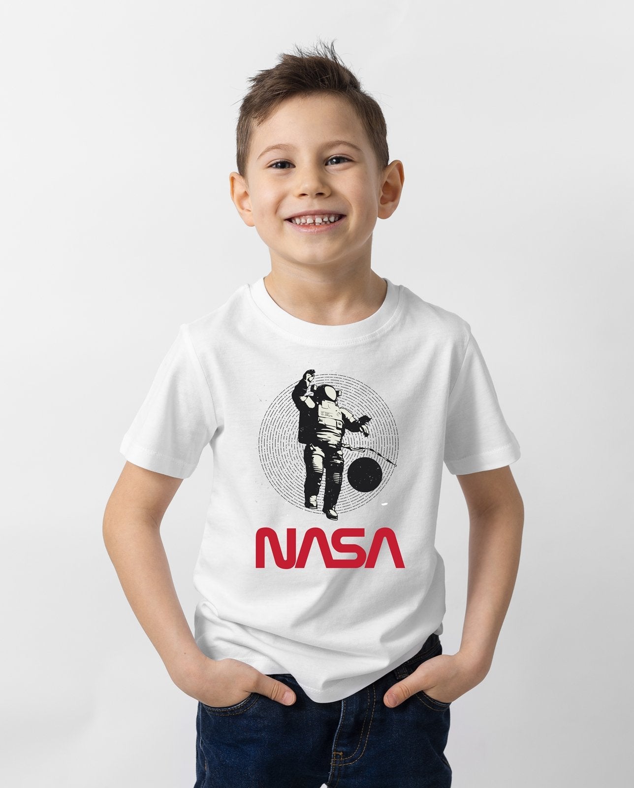 Bild: T-Shirt Kinder - NASA Astronaut (Retro) Geschenkidee