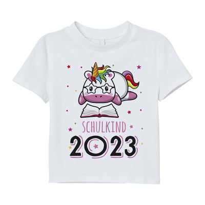 Bild: T-Shirt Kinder - Schulkind 2023 (Einhorn) Geschenkidee