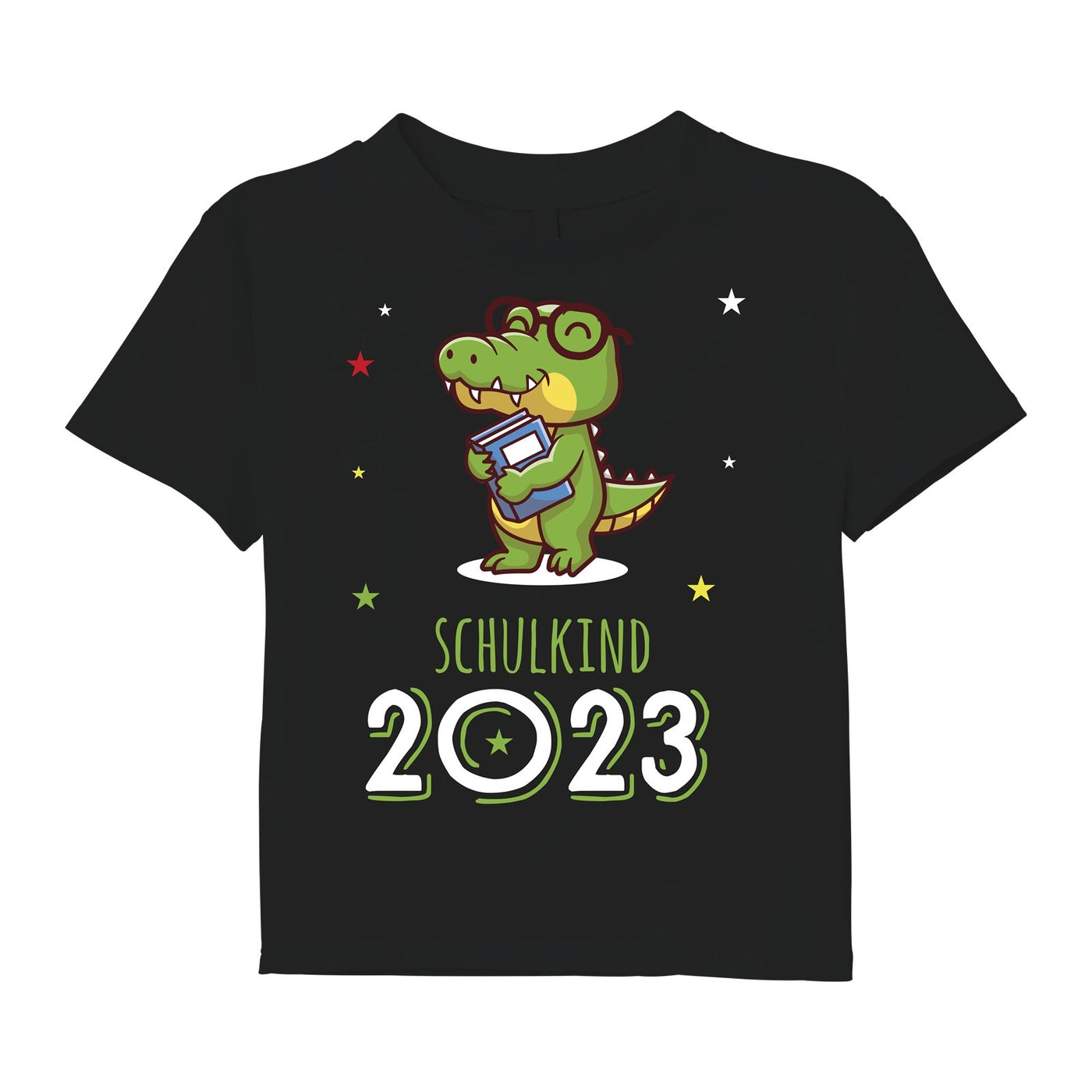 Bild: T-Shirt Kinder - Schulkind 2023 (Krokodil) Geschenkidee