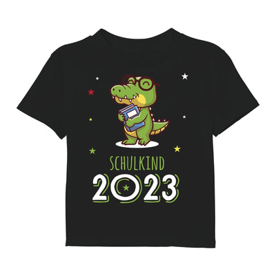 Bild: T-Shirt Kinder - Schulkind 2023 (Krokodil) Geschenkidee