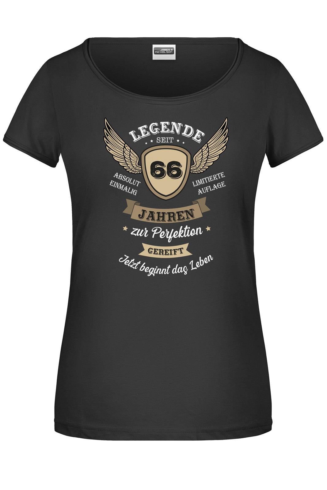 Bild: T-Shirt - Legende seit 66 Jahren zur Perfektion gereift. Jetzt beginnt das Leben Geschenkidee