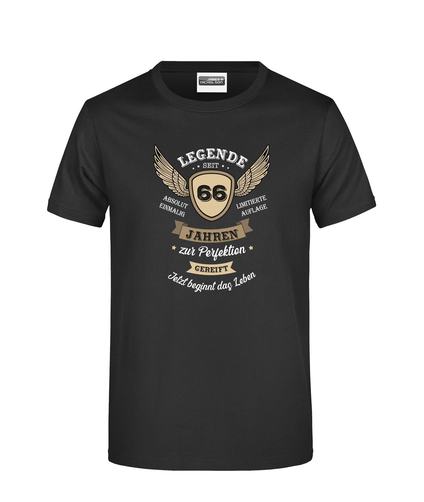 Bild: T-Shirt - Legende seit 66 Jahren zur Perfektion gereift. Jetzt beginnt das Leben Geschenkidee