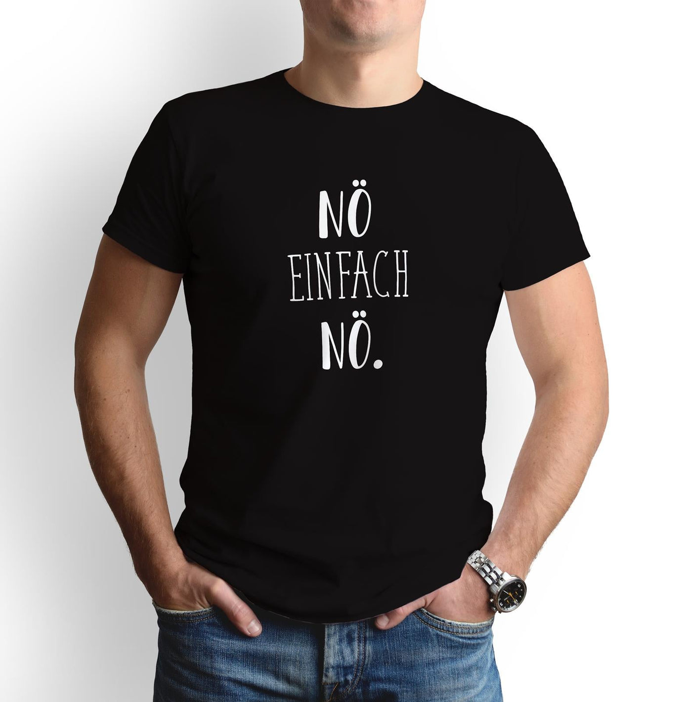 Bild: T-Shirt - Nö einfach Nö. - Pure Statement Geschenkidee