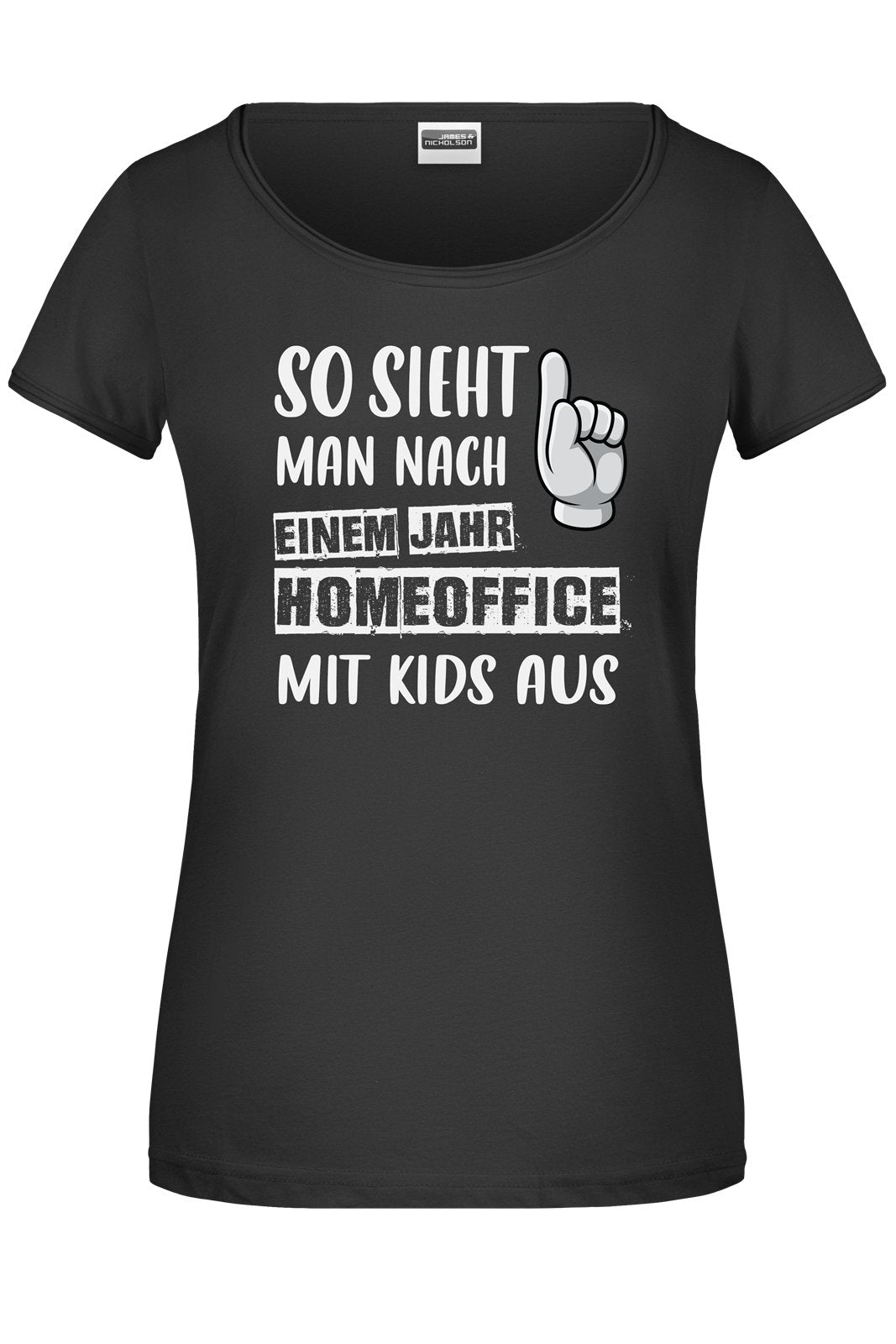 Bild: T-Shirt - So sieht man nach einem Jahr Homeoffice mit Kids aus Geschenkidee