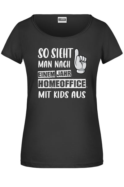 Bild: T-Shirt - So sieht man nach einem Jahr Homeoffice mit Kids aus Geschenkidee