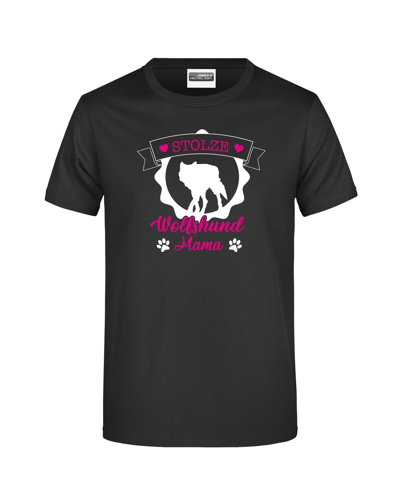 Bild: T-Shirt - Stolze Wolfshund Mama Geschenkidee