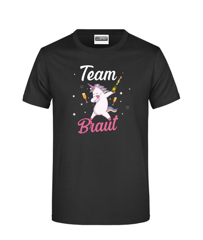 Bild: T-Shirt - Team Braut - Einhorn Geschenkidee