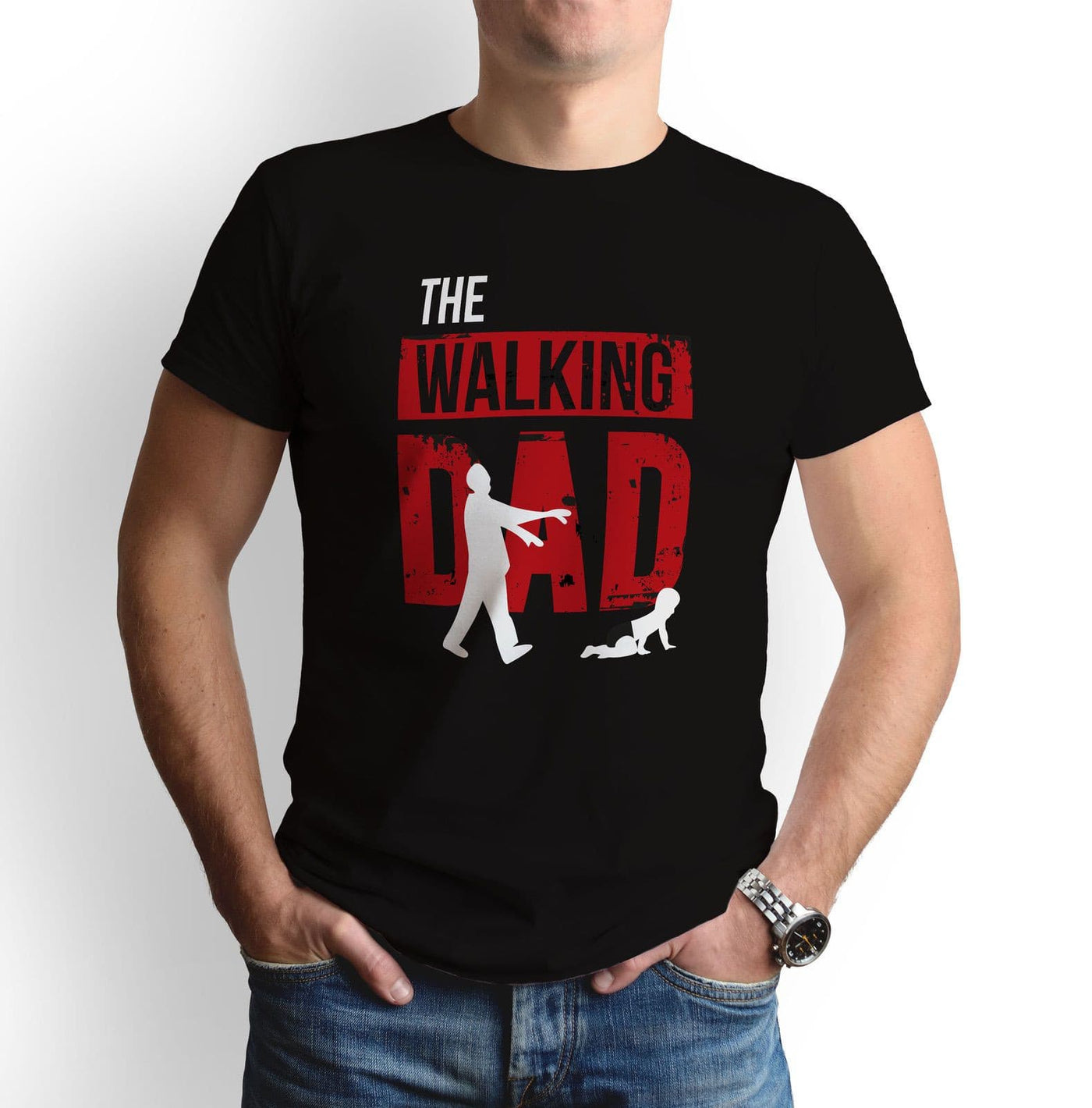 Bild: T-Shirt - Walking Dad Geschenkidee