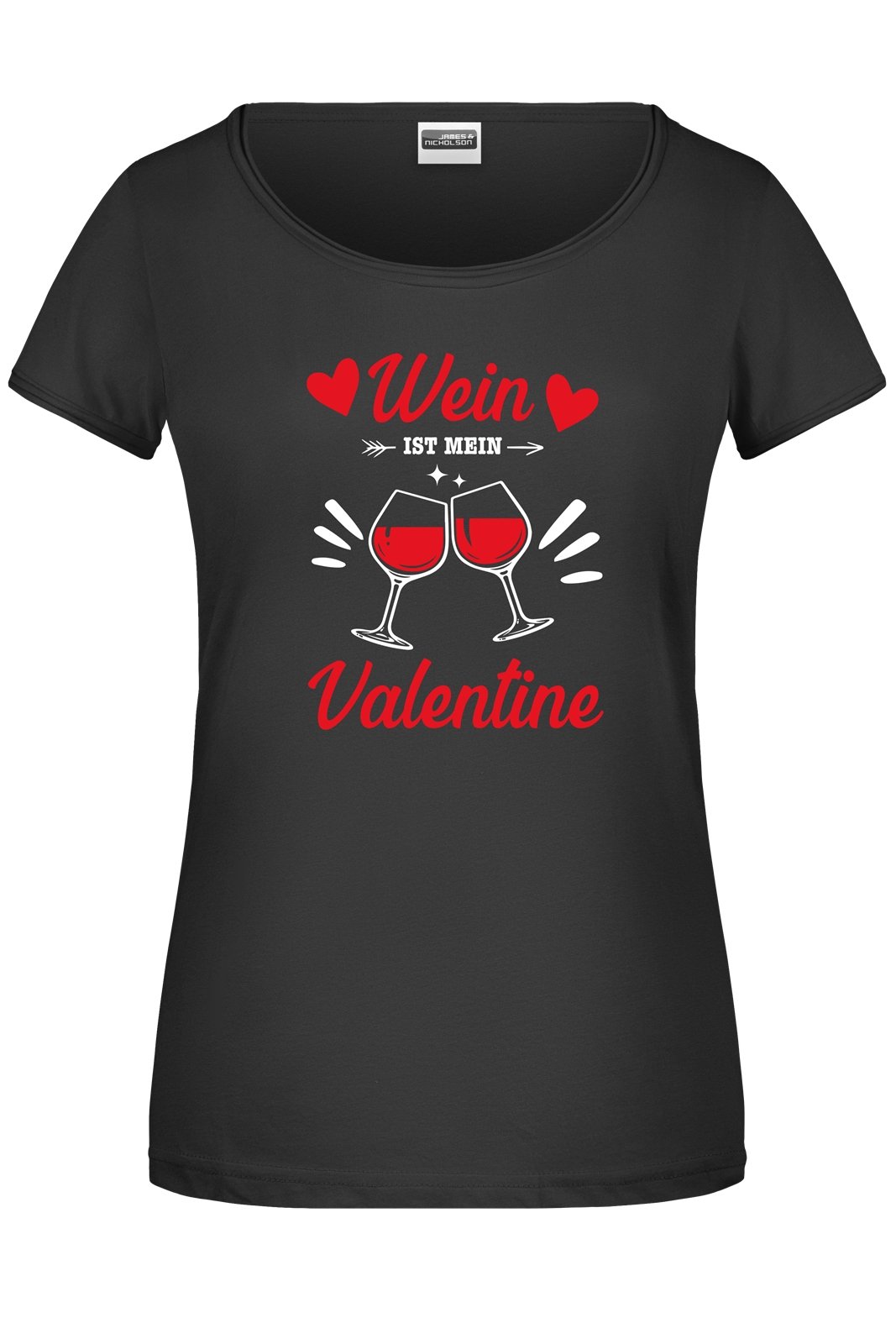 Bild: T-Shirt - Wein ist mein Valentine Geschenkidee