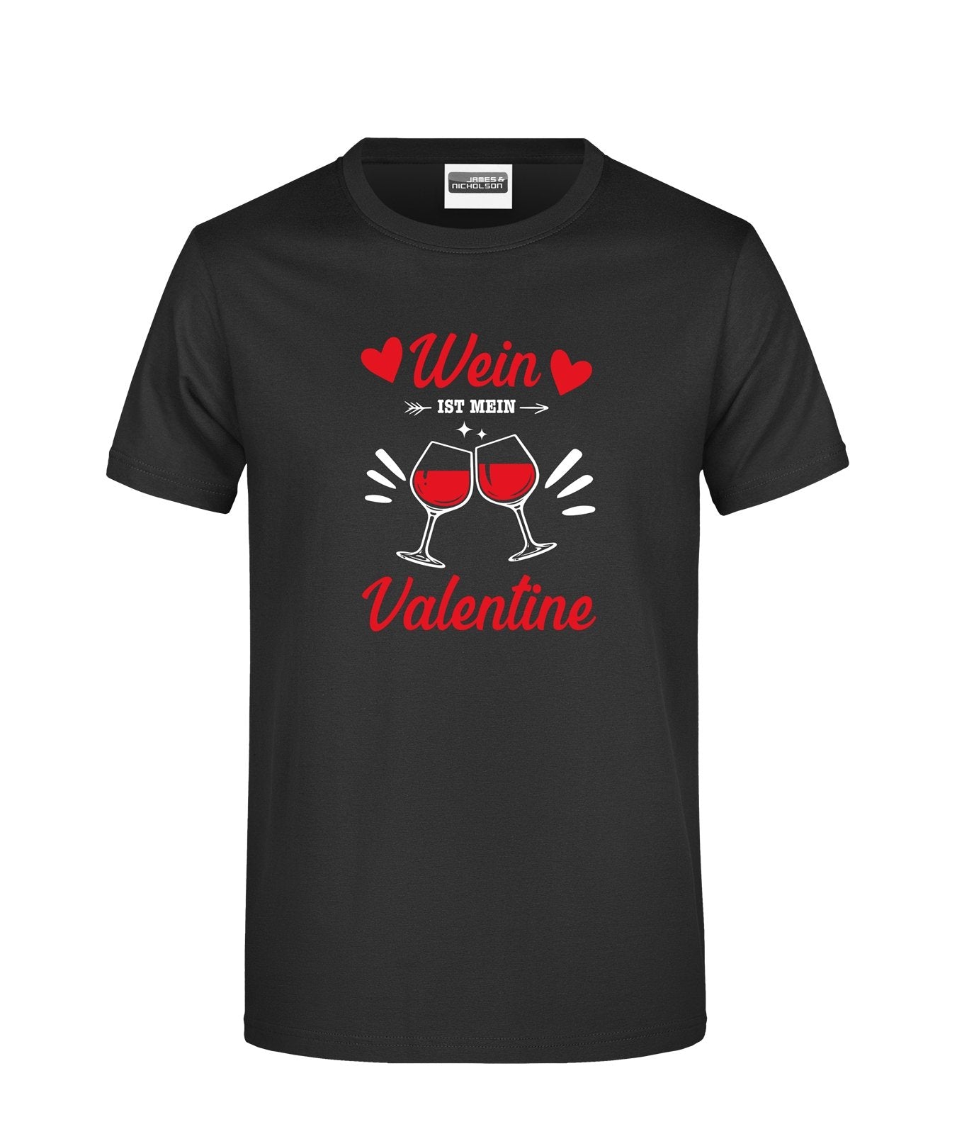 Bild: T-Shirt - Wein ist mein Valentine Geschenkidee