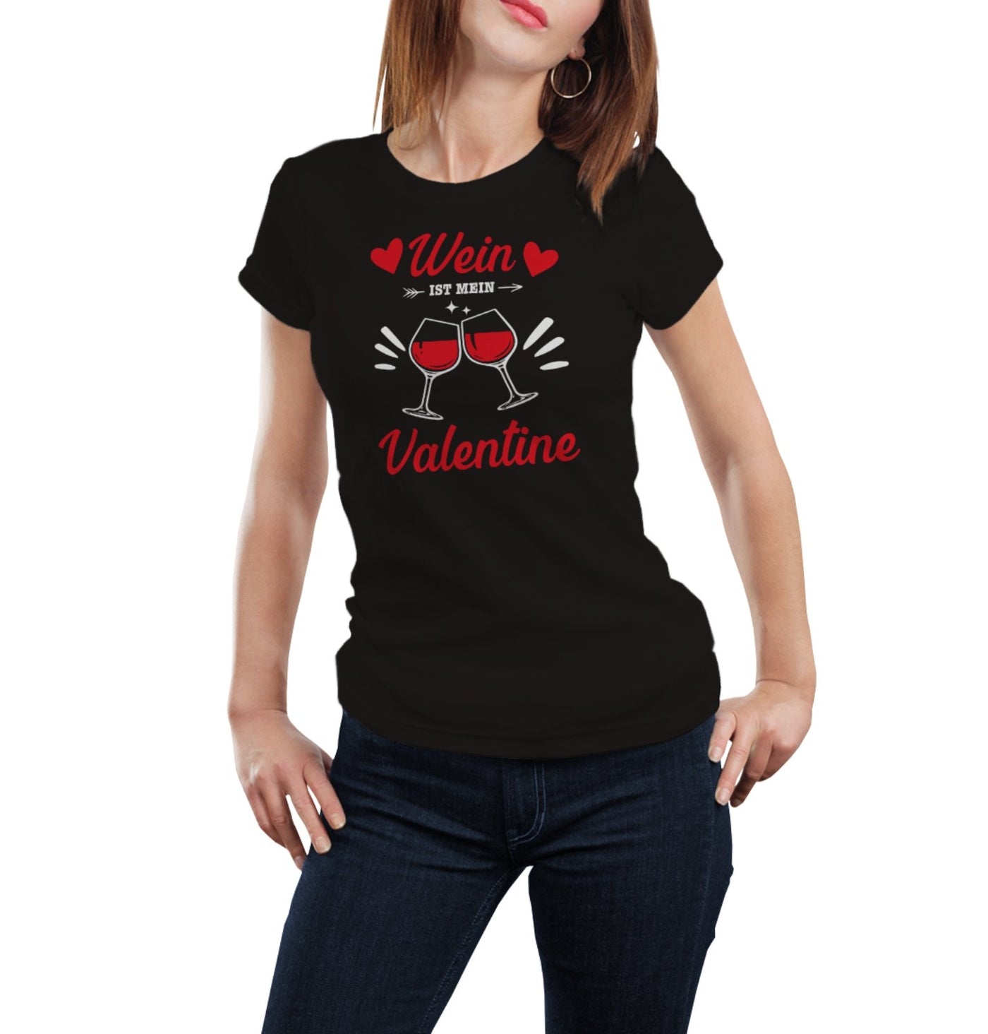 Bild: T-Shirt - Wein ist mein Valentine Geschenkidee