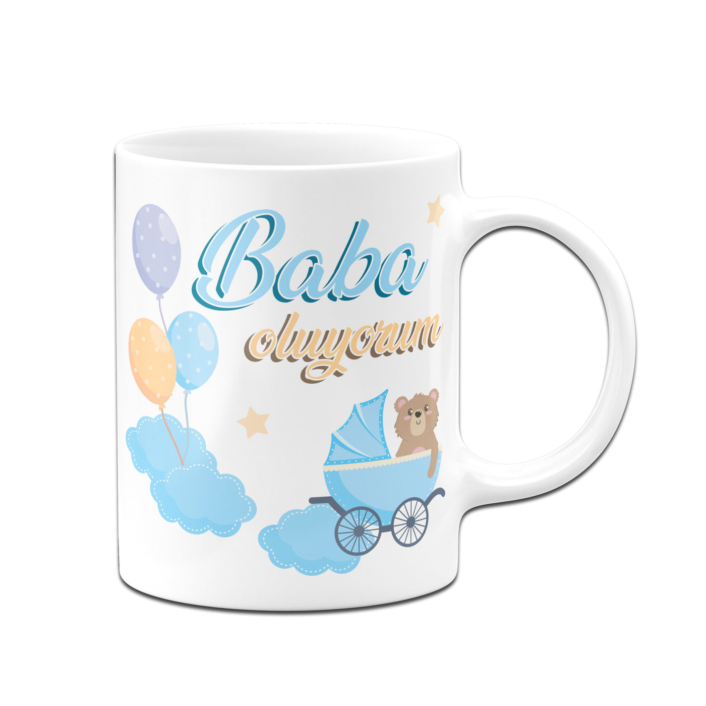 Bild: Tasse - Baba oluyorum Geschenkidee