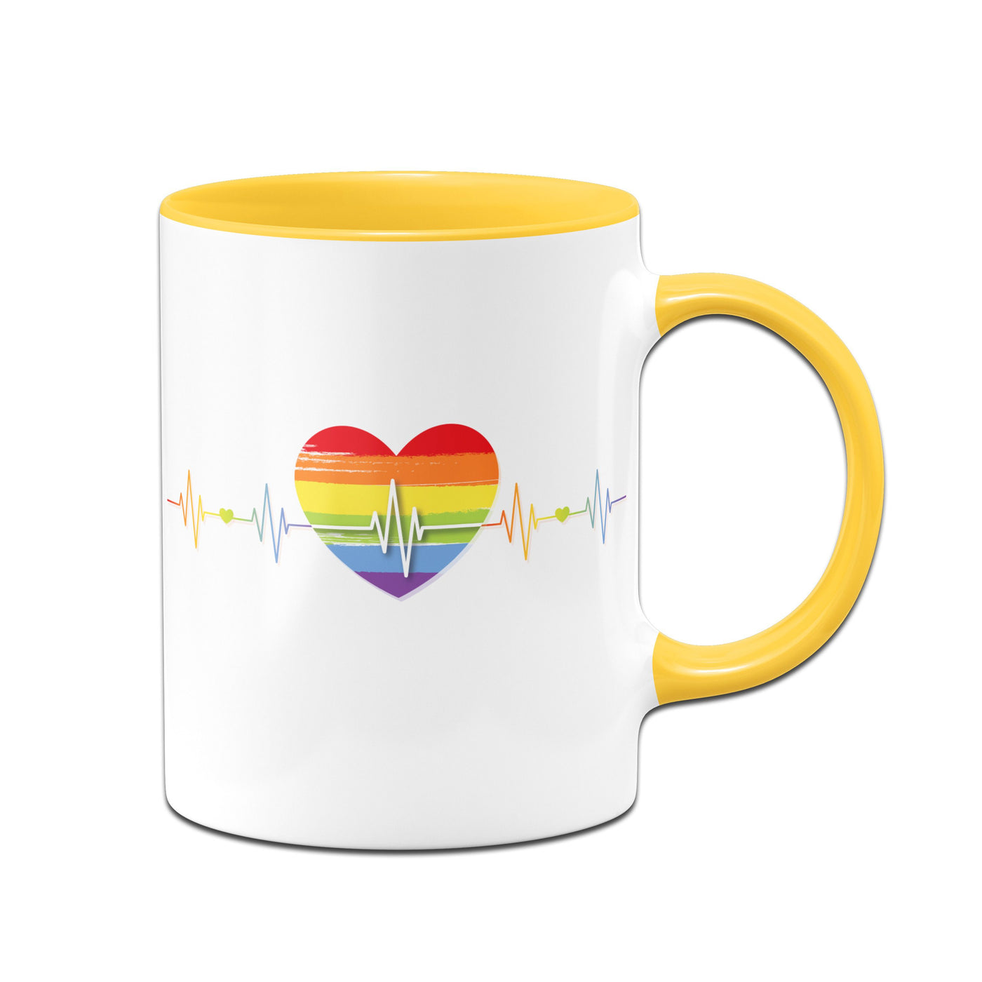 Bild: Tasse - LGBT Pride Herzschlag Geschenkidee