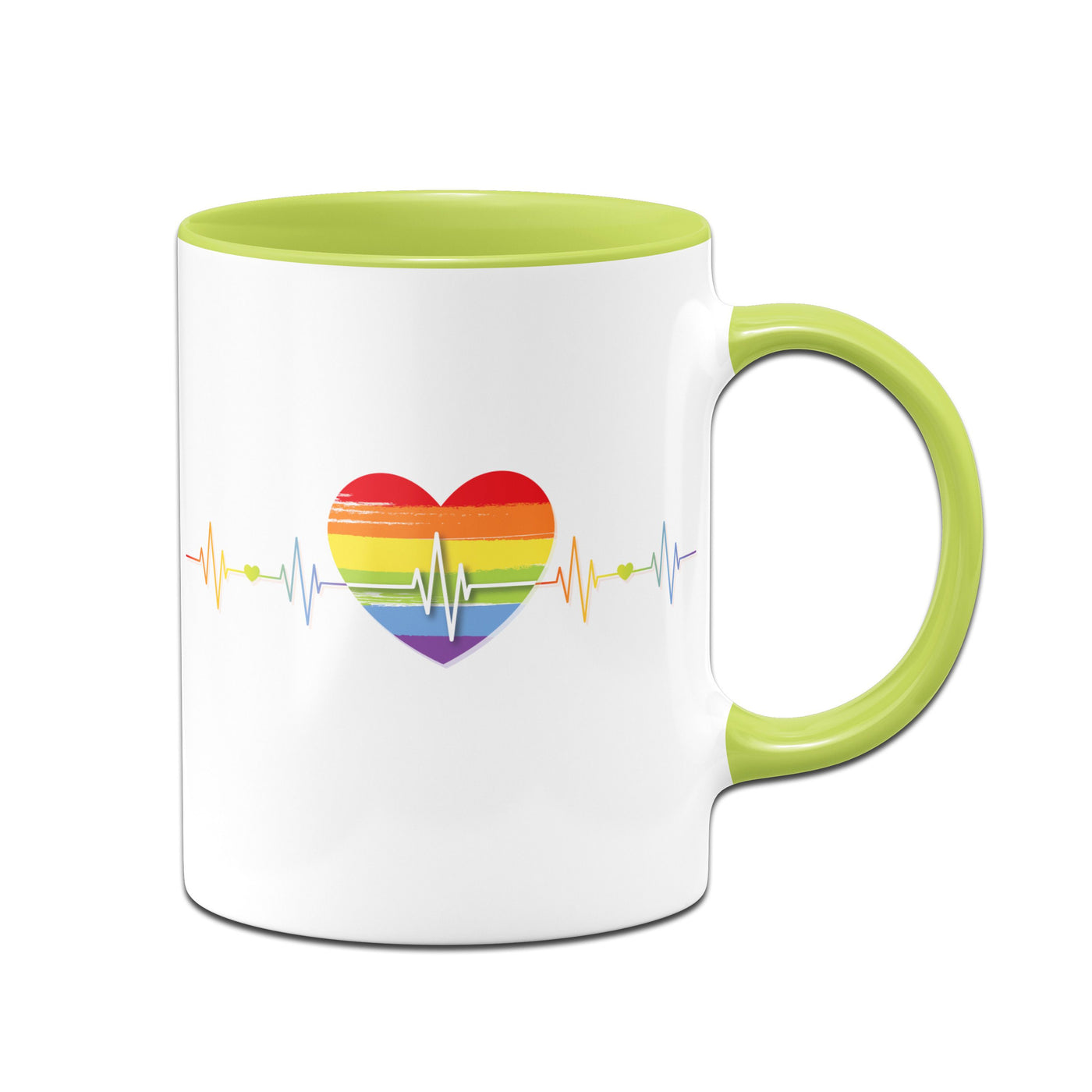 Bild: Tasse - LGBT Pride Herzschlag Geschenkidee