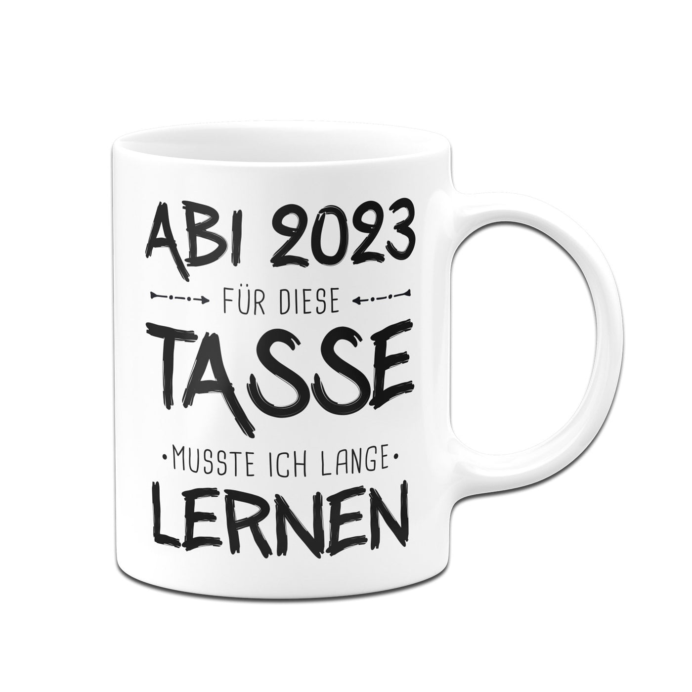 Bild: Tasse - Abi 2023 Für diese Tasse musste ich lange lernen Geschenkidee