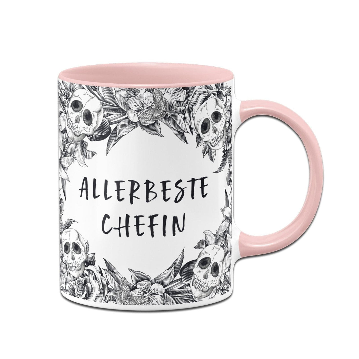 Bild: Tasse - Allerbeste Chefin - Skull Statement Geschenkidee