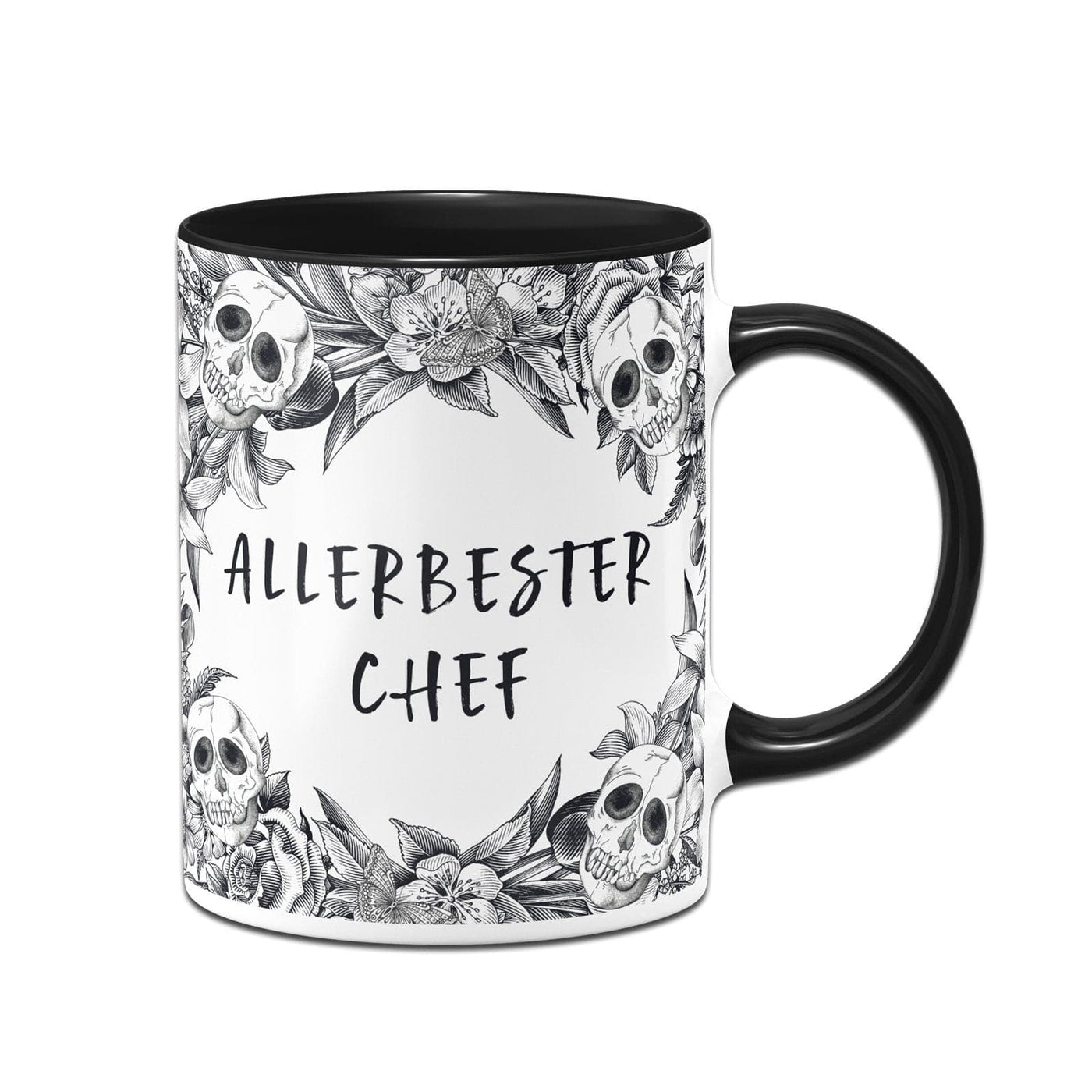 Bild: Tasse - Allerbester Chef - Skull Statement Geschenkidee