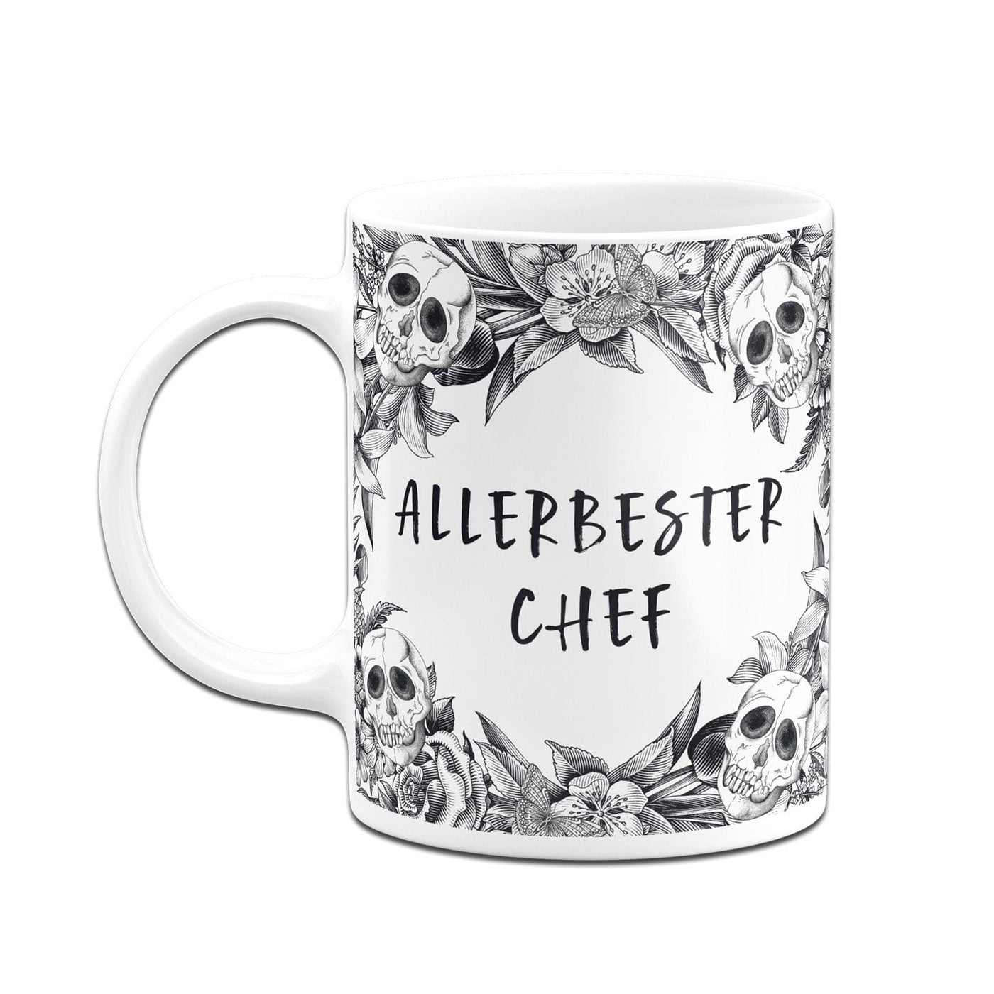 Bild: Tasse - Allerbester Chef - Skull Statement Geschenkidee