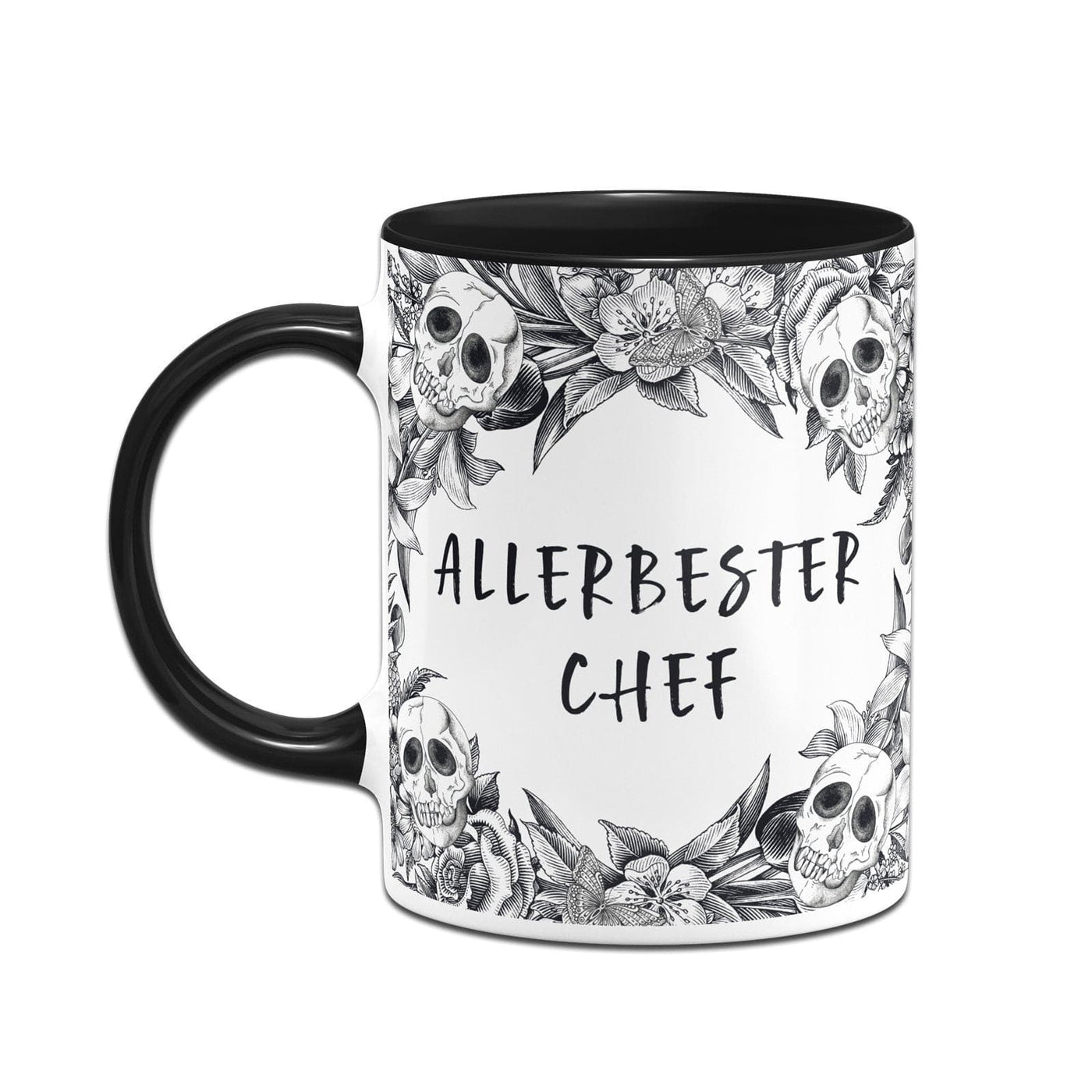 Bild: Tasse - Allerbester Chef - Skull Statement Geschenkidee