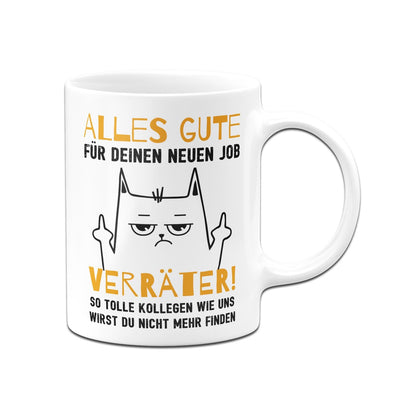 Bild: Tasse - Alles Gute für Deinen neuen Job Verräter! Geschenkidee