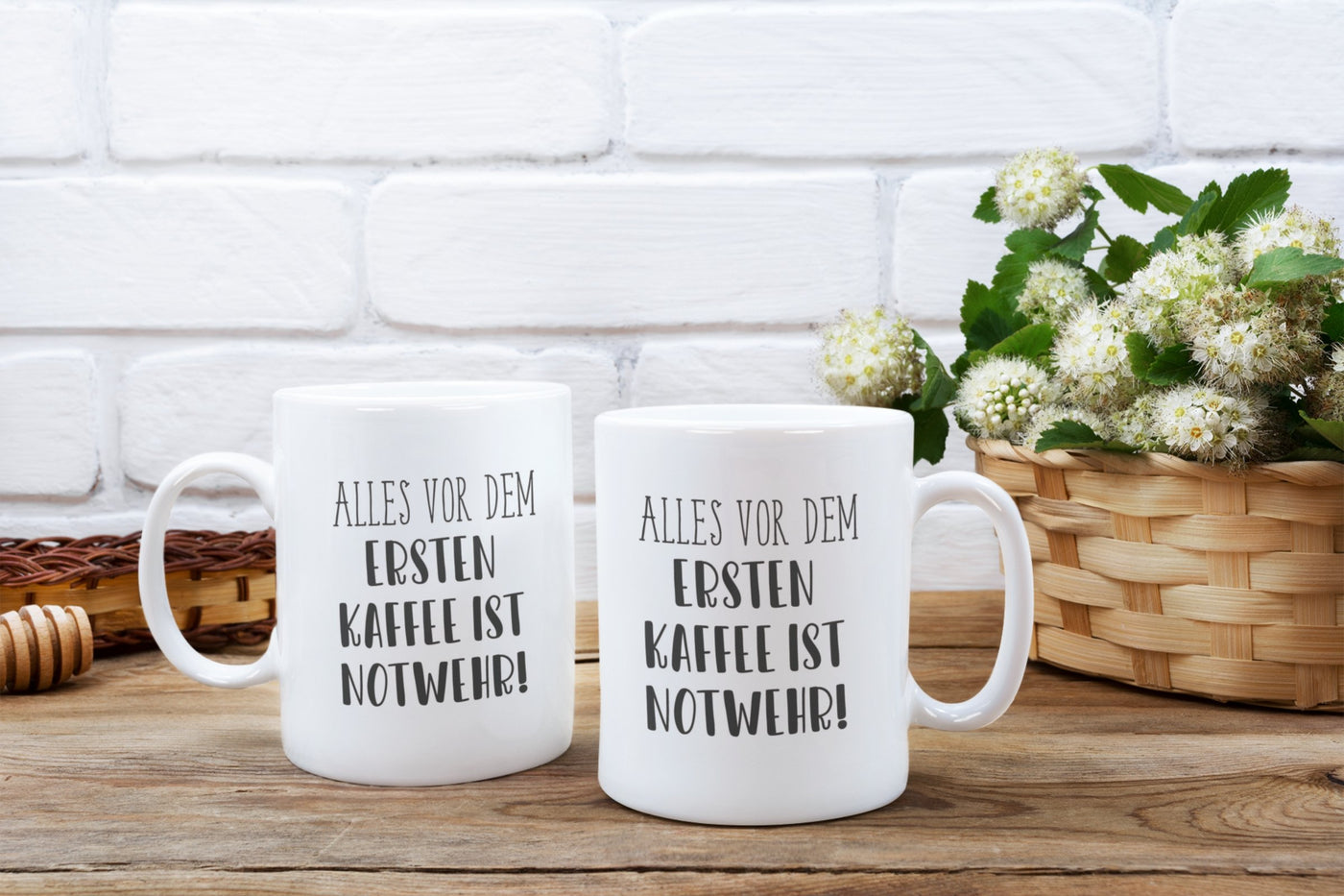 Bild: Tasse - Alles vor dem ersten Kaffee ist Notwehr! - Pure Statement Geschenkidee