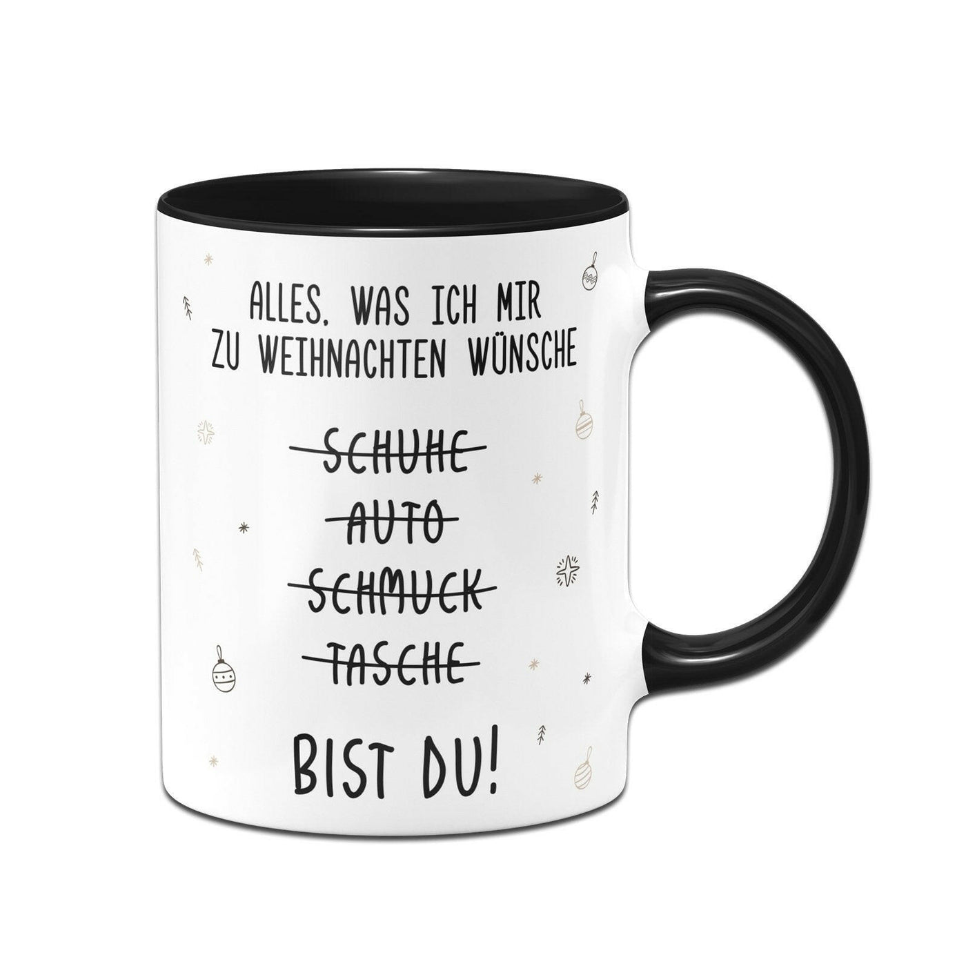 Bild: Tasse - Alles, was ich mir zu Weihnachten wünsche bist Du! Geschenkidee