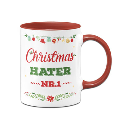 Bild: Tasse - Christmas Hater Nr 1 Geschenkidee