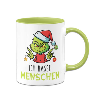 Bild: Tasse - Baby Grinch - Ich hasse Menschen Geschenkidee