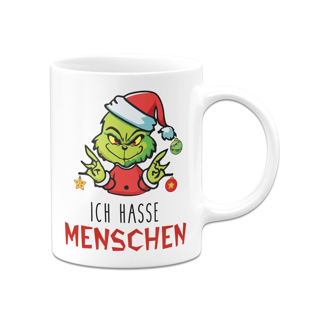 Bild: Tasse - Baby Grinch - Ich hasse Menschen Geschenkidee