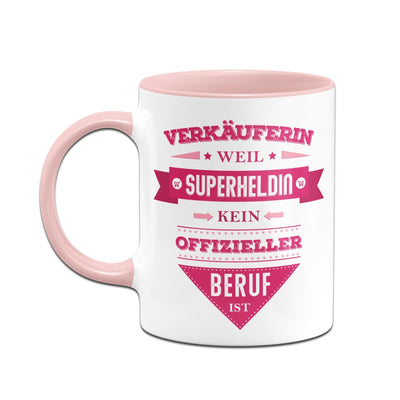 Bild: Tasse - Verkäuferin weil Superheldin kein offizieller Beruf ist Geschenkidee