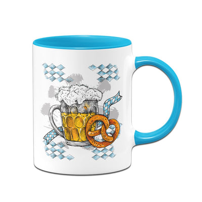 Bild: Tasse - Bier & Brezel Geschenkidee