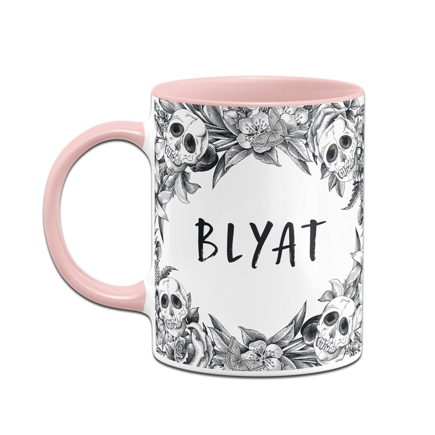 Bild: Tasse - Blyat - Skull Statement Geschenkidee