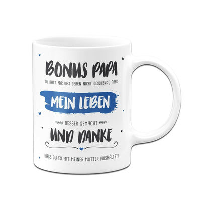 Bild: Tasse - Bonus Papa Geschenkidee