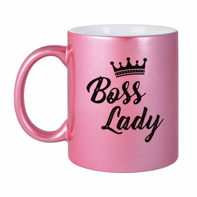 Bild: Tasse - Boss Lady - Metallictasse Geschenkidee