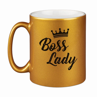 Bild: Tasse - Boss Lady - Metallictasse Geschenkidee